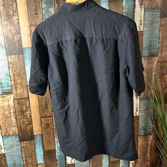 Cubavera small black button down shirt - Picture 14 of 16